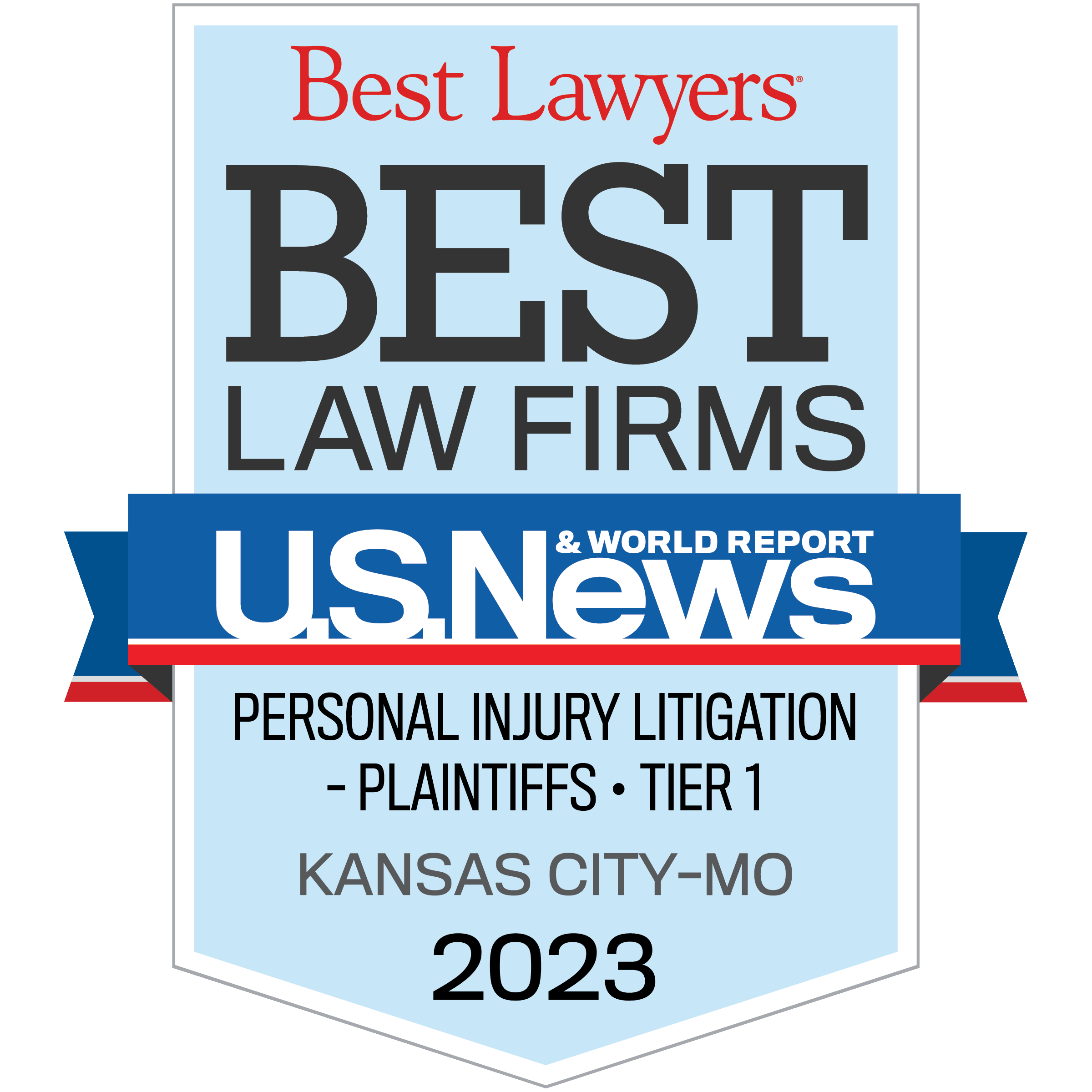 2023 presley & presley best law firms personal injury badge